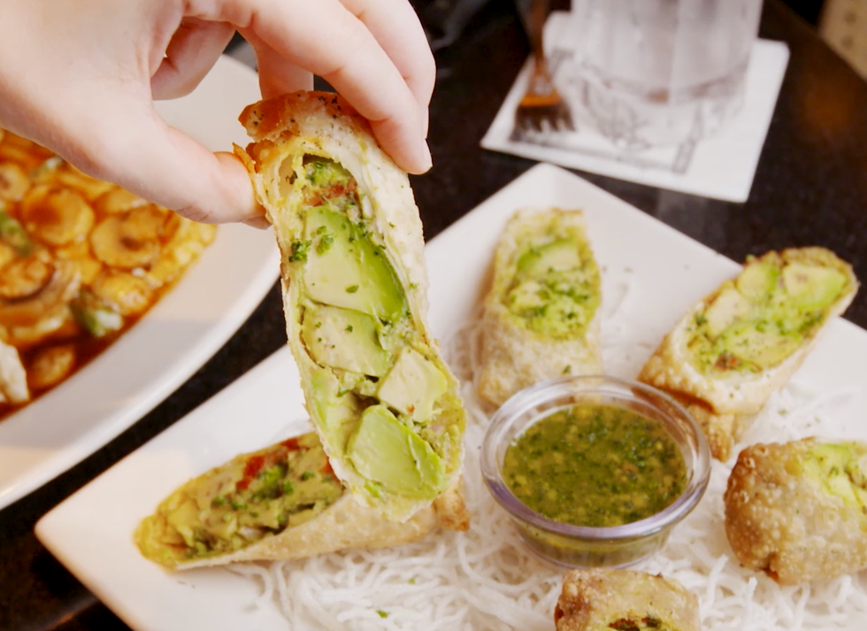 avocado egg rolls