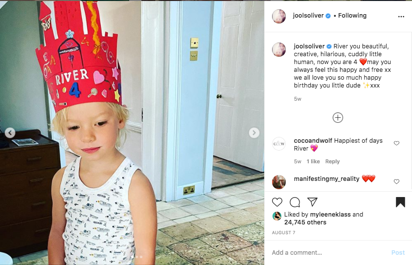 jamie and jools oliver birthday crowns
