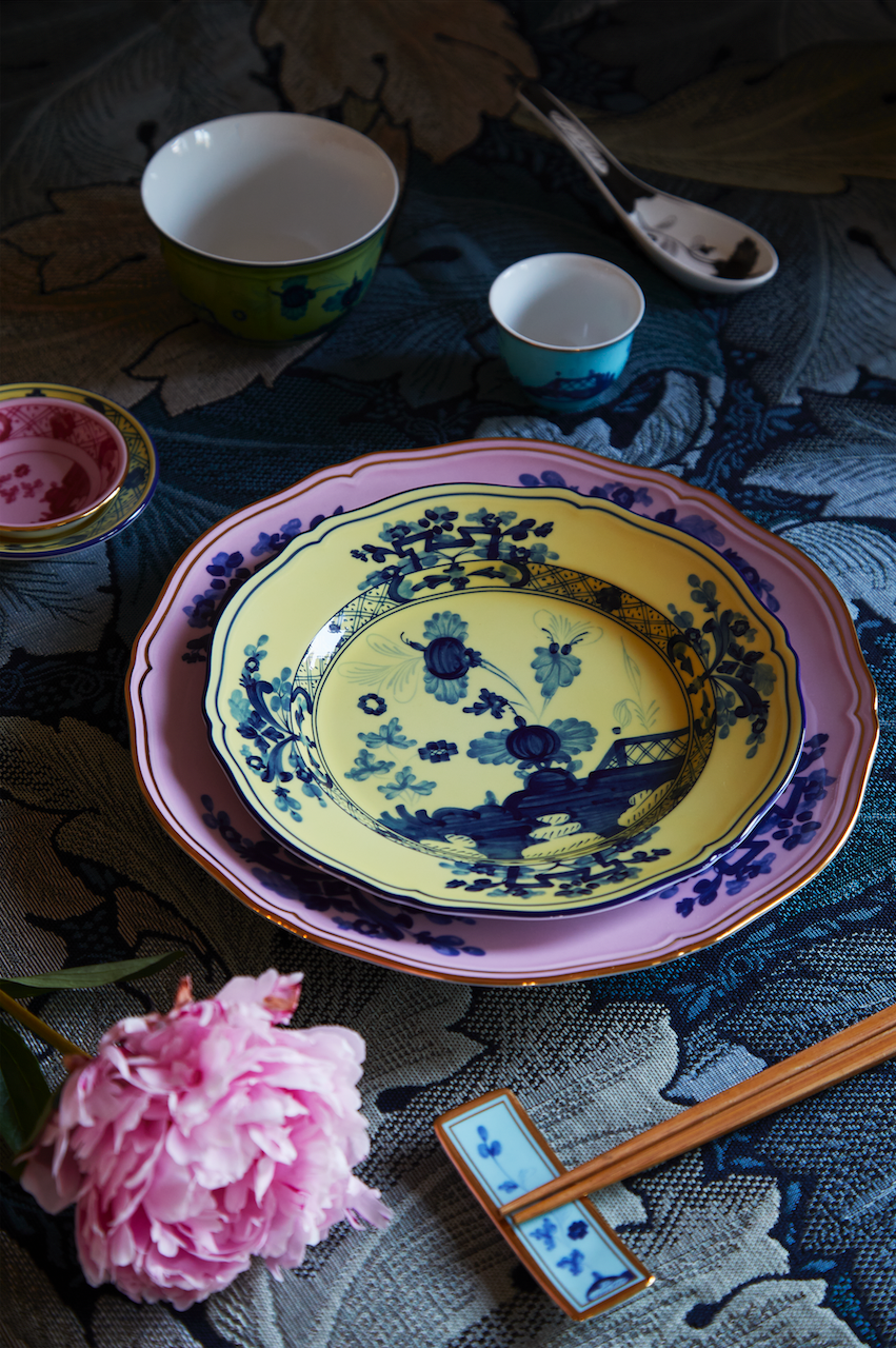 Richard Ginori - Richard Ginori　GROUP  PORCELLANE　５枚 Ginori 1735 - Richard Ginori Rebrands as Ginori 1735