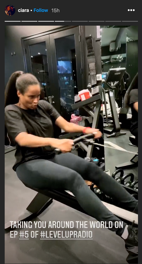 Here's How Ciara Is Working Out After Welcoming Baby Win