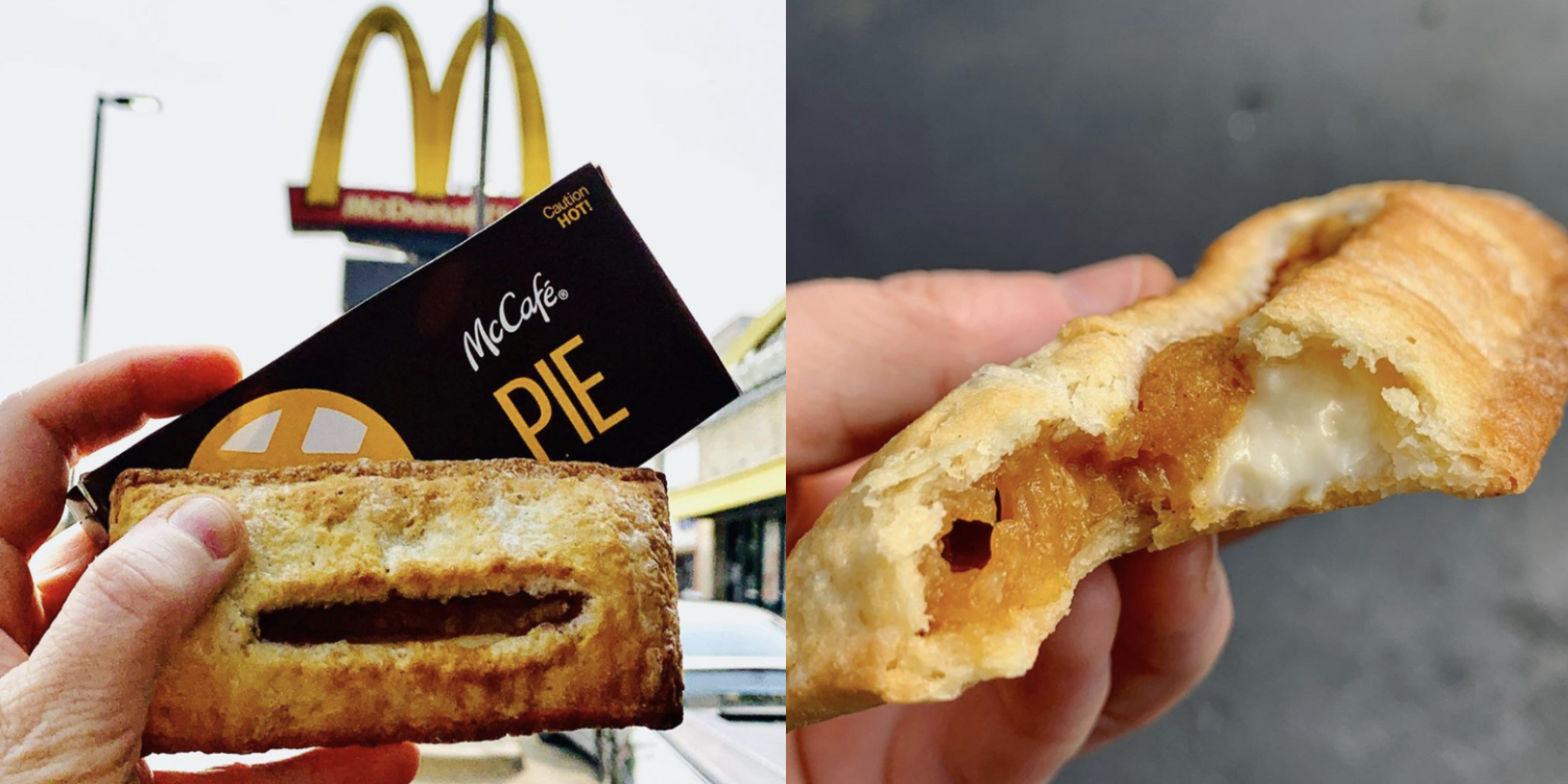 mcdonald's pumpkin and creme pie review