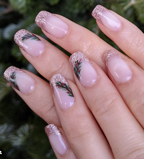 cute christmas nail art designs