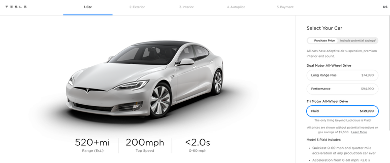 1100hp tesla discount