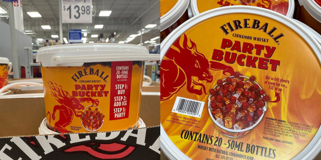 sam's club fireball party bucket