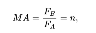 equation for block and tackle