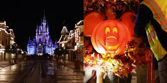 disney parks decorations halloween