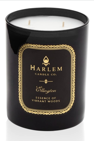 harlem candle company ellington luxury candle, double wick