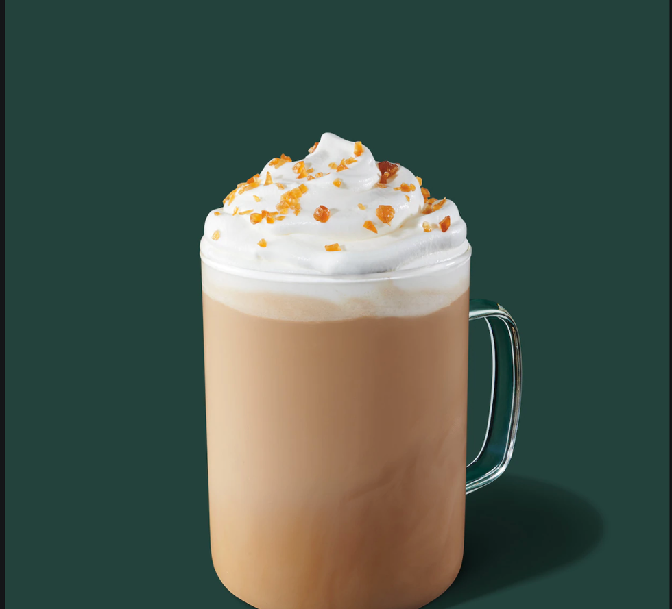 caramel brulée latte