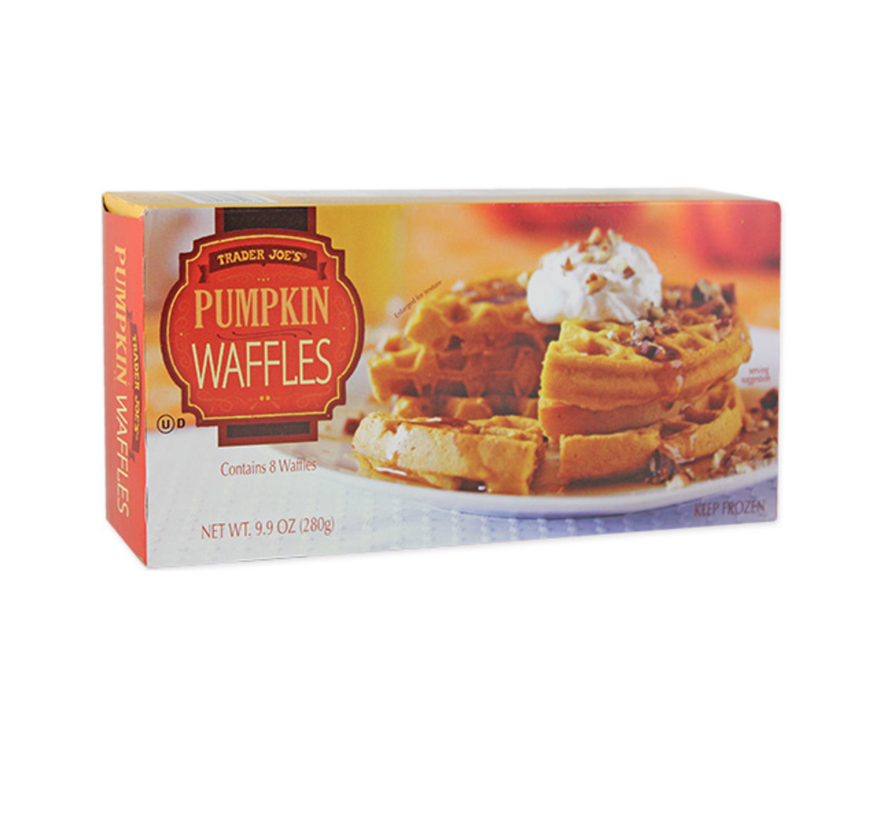 Got a new toy, knew the PERFECT way to try it out. Pumpkin stuffed waffles.  : r/traderjoes