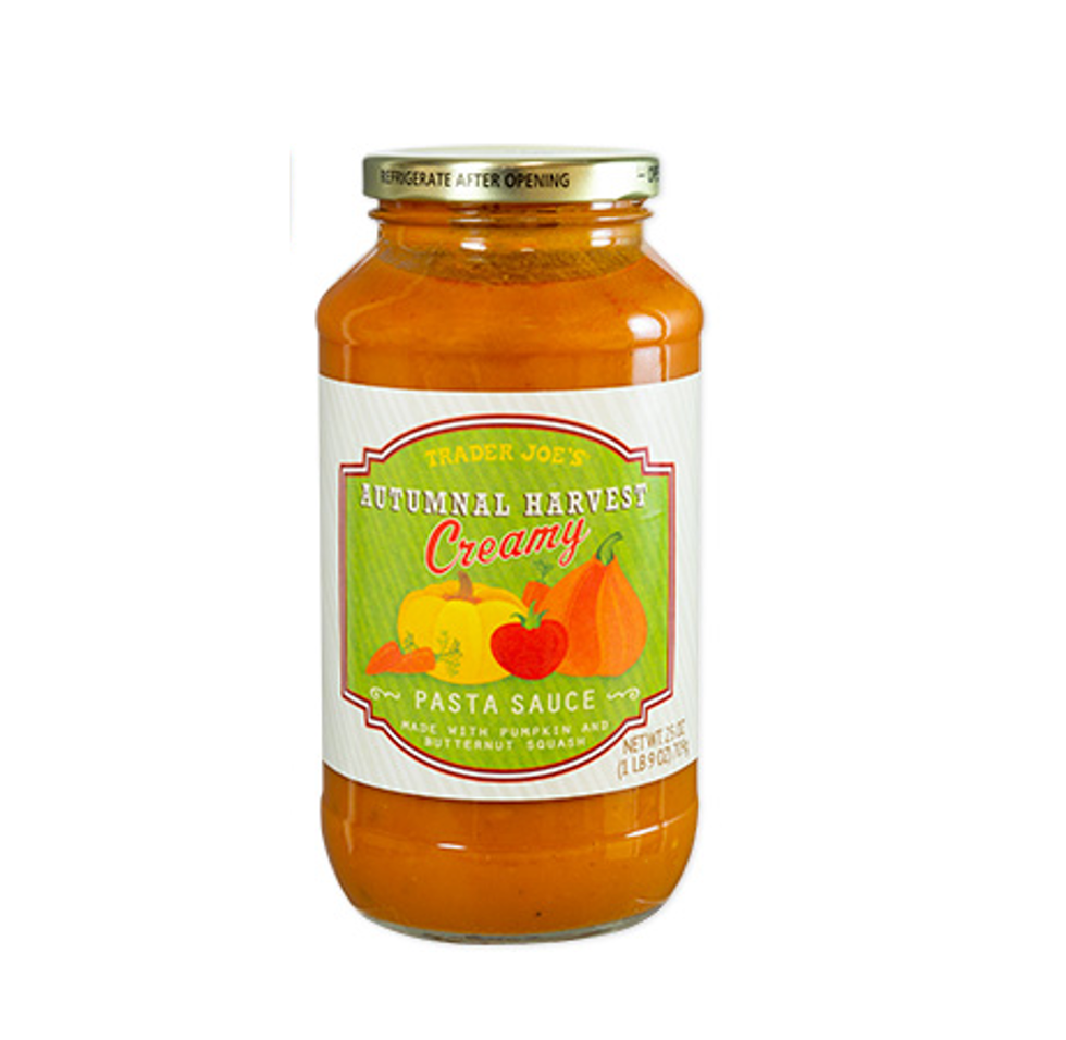 tj autumnal harvest creamy pasta sauce