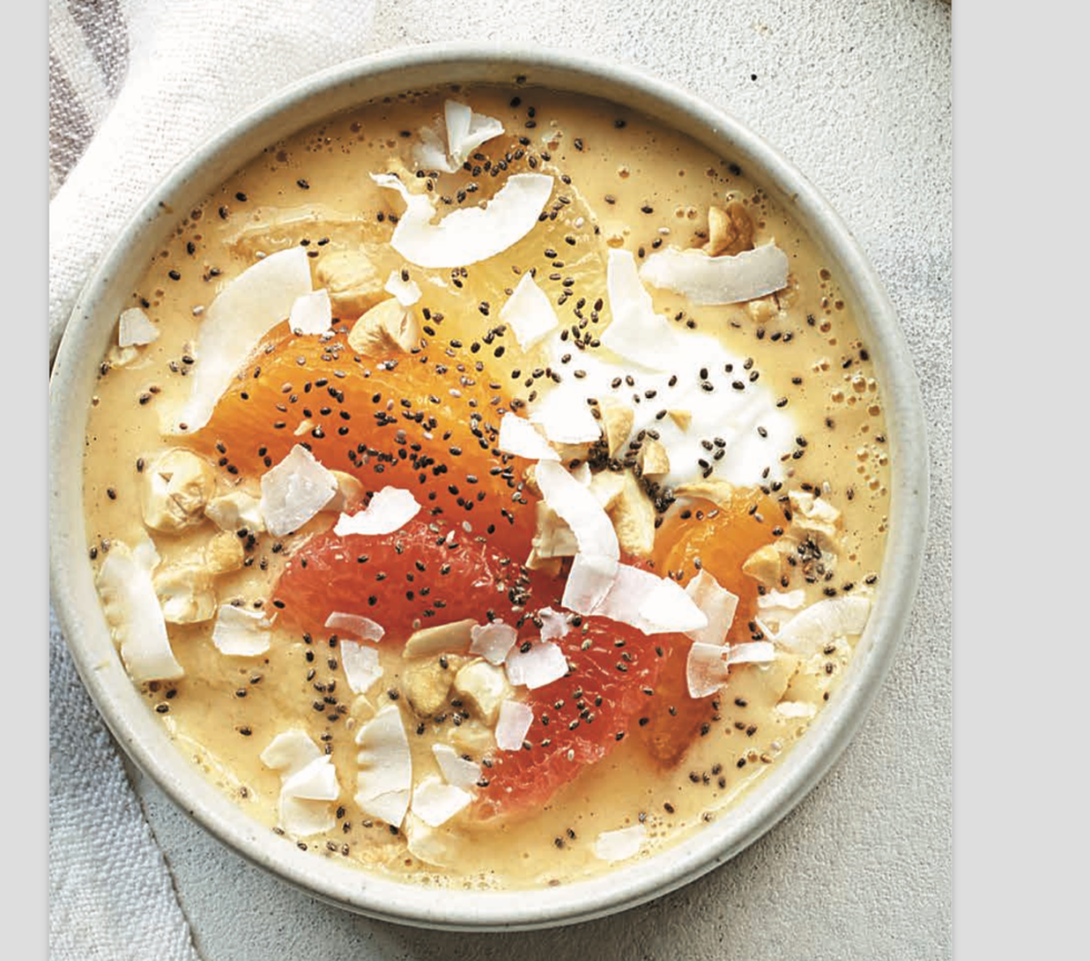 healthy smoothie recipes citrus and pineapple smoothie bowl recipe