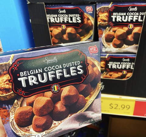 aldi belgian cocoa dusted truffles