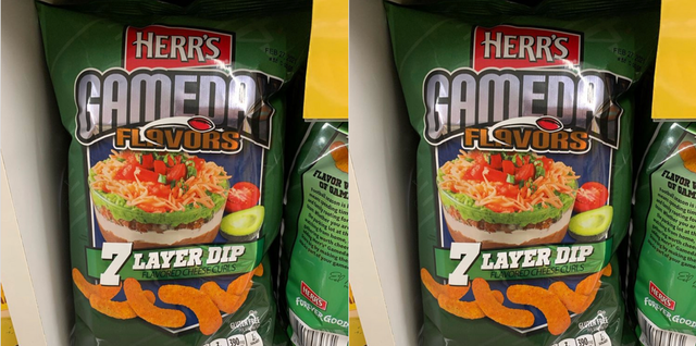 herrs gameday flavors seven layer dip cheese curls