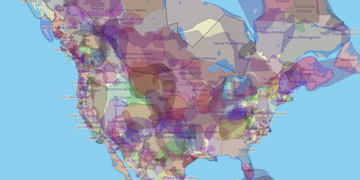 This Tribal Map of America Shows Whose Land You’re Actually Living On