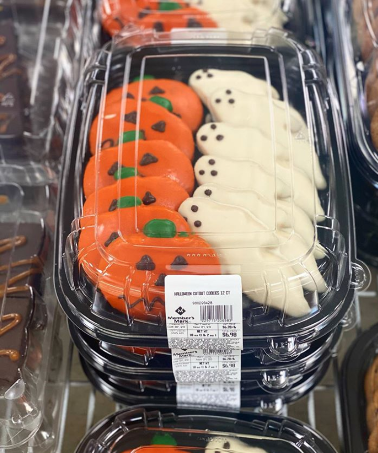 Sam's Club Sells Ghost And Pumpkin Shortbread Cookies