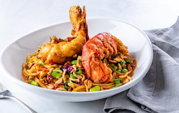 red lobster kung pao noodles