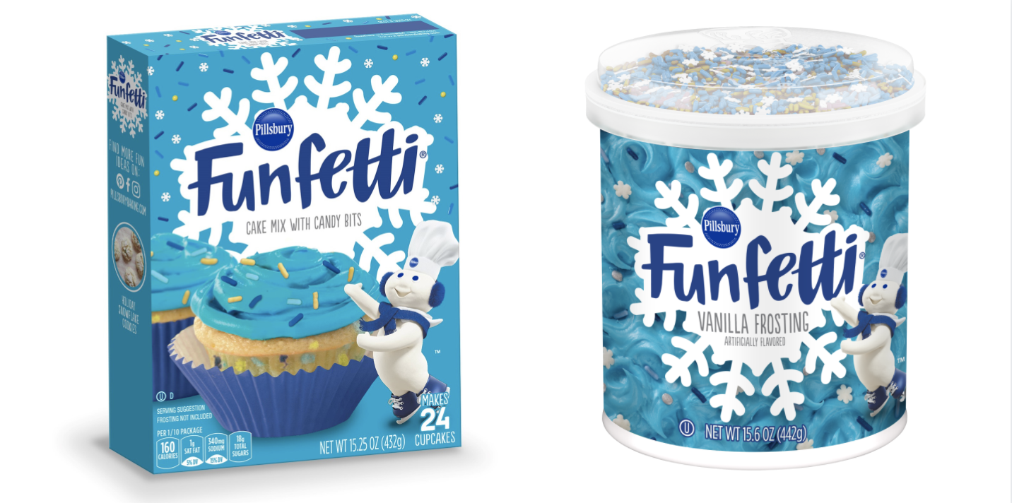 Pillsbury Funfetti Winter Cake Mix with Candy Bits, 15.25 oz - Ralphs