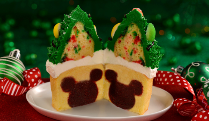 Mickey Mouse Disney Christmas Cupcakes For The Holidays