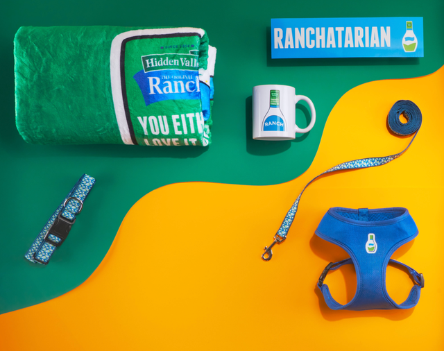 hidden valley ranch merch shop for the holidays dog harness