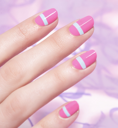 bubblegum pink nails