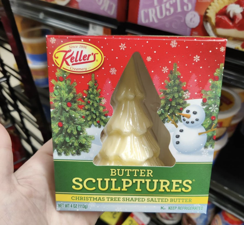 You Can Now Buy Christmas Tree Butter Sculptures For Your Holiday