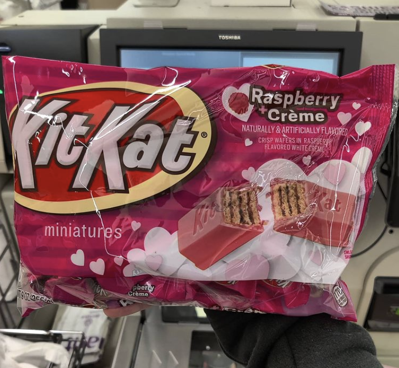 Raspberry Crème Kit Kats Are Already Back For Valentine's Day