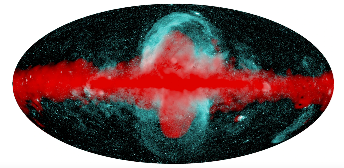 Common Origin of Colossal Fermi Bubbles and Galactic Center X-Ray