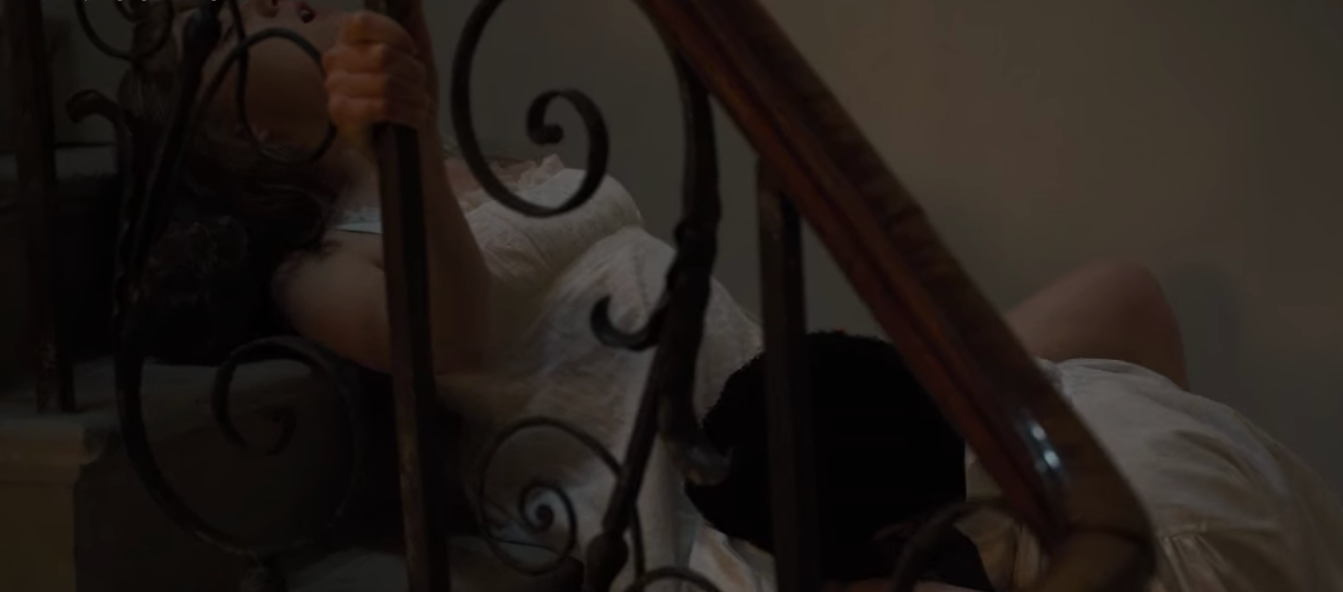 Bridgerton staircase sex scene
