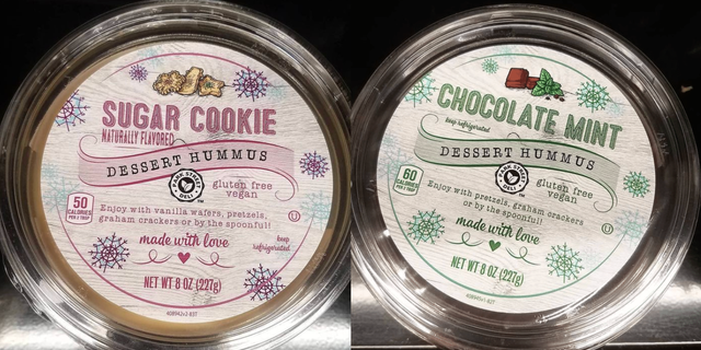 Aldi Sells Sugar Cookie And Chocolate Mint Dessert Hummus