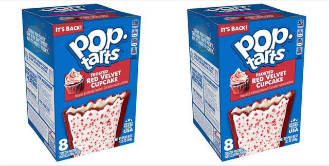 pop tarts frosted red velvet cupcake flavor returns