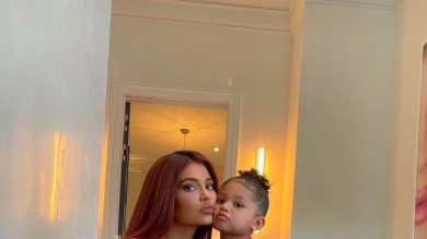 Stormi Webster Checks Herself Out In Mirror With Louis Vuitton Purse –  Hollywood Life