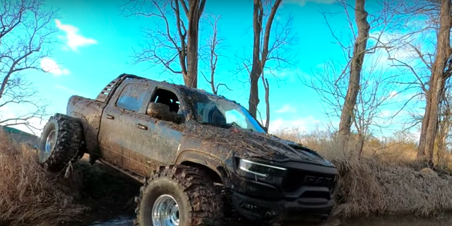 Ram 1500 TRX on Four-Foot Mud Tires - Video by Street Speed 717