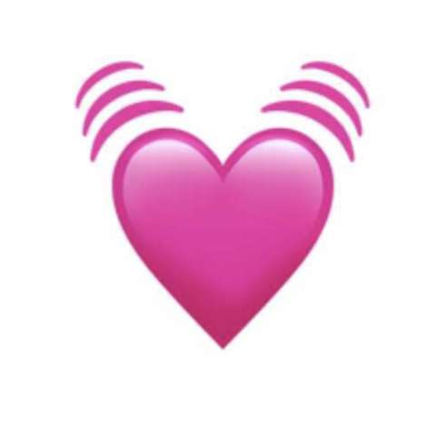 vibrating heart emoji