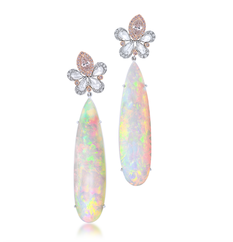 lugano diamonds opal earrings