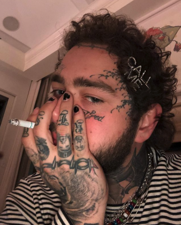 Post Malone's Tattoos and Meanings | POPSUGAR Beauty