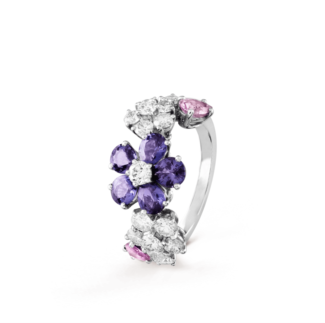 Colourful gems to wear in an alternative engagement ring: skip traditional  white diamonds for unique wedding jewellery, from Piaget's royal blue  cocktail rings to Ronald Abram's pink sapphires
