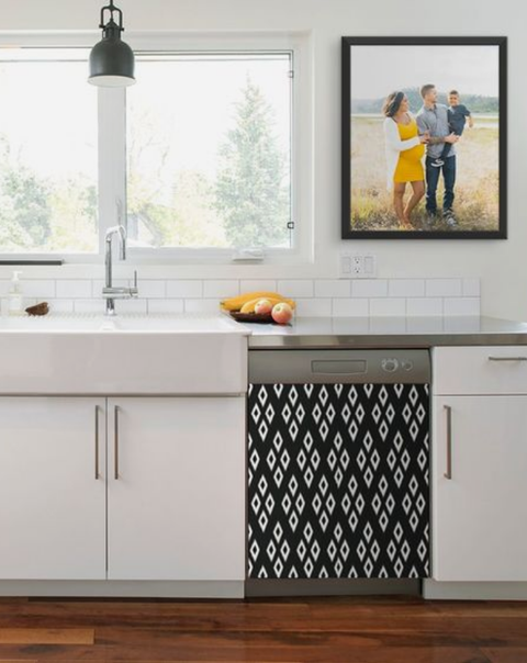 wallpaper decor ideas dishwasher