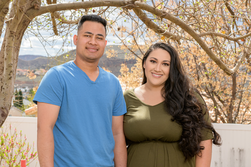 asuelu and kalani, a couple from tlc's 90 day fiance