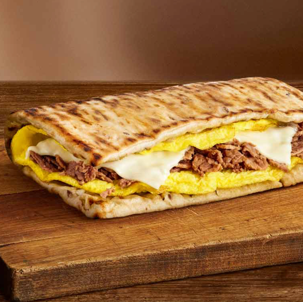 unique breakfast menu items subway egg and steak sandwich