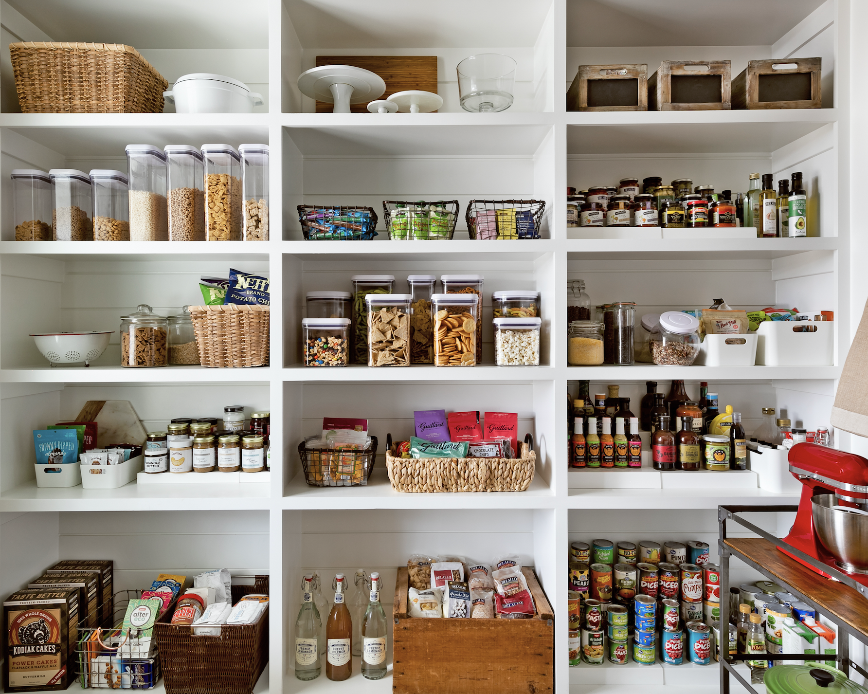 Storage Basket - Kitchen Office Pantry Organizer Bins-beige - Udderly  Organized