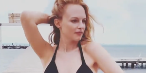 heather graham bikini video