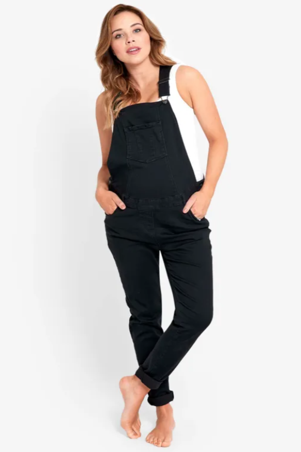 Buy JoJo Maman Bébé Black High Waisted Postnatal Support Pants from the  Next UK online shop
