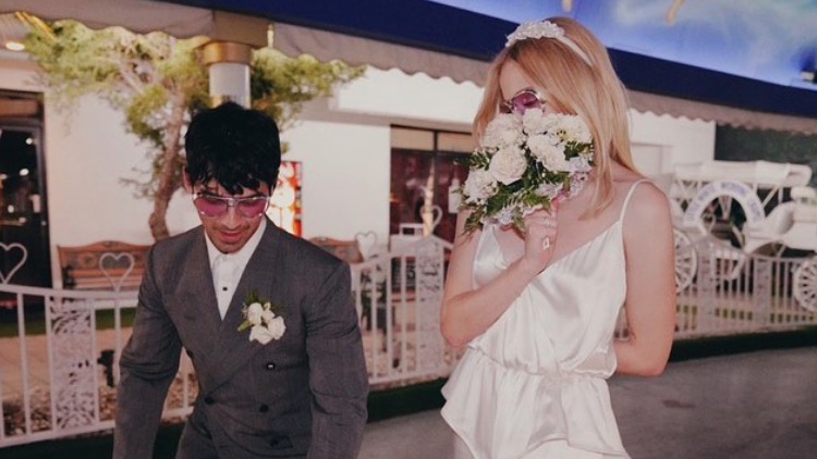 Sophie Turner Wears 'Just Married' Sash After Las Vegas Wedding