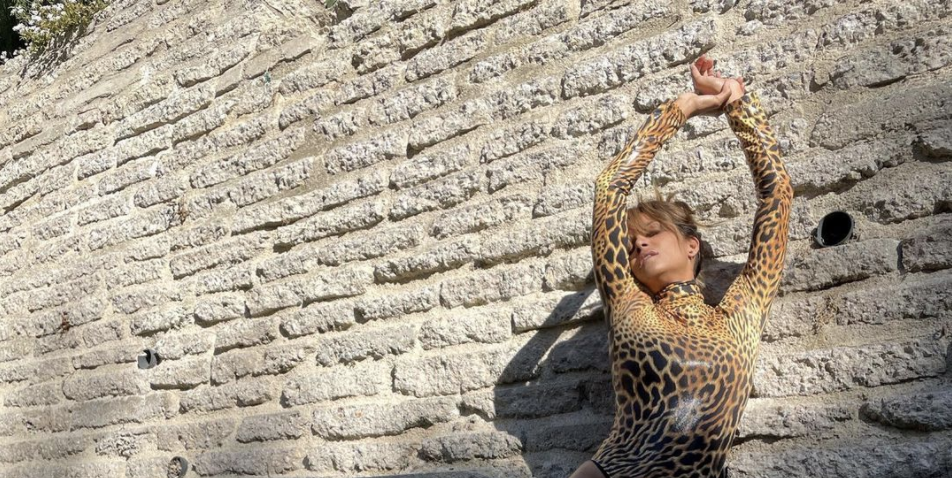 Halle Berry Wears a Sexy Leopard Bodysuit and Thigh-Hight Boots
