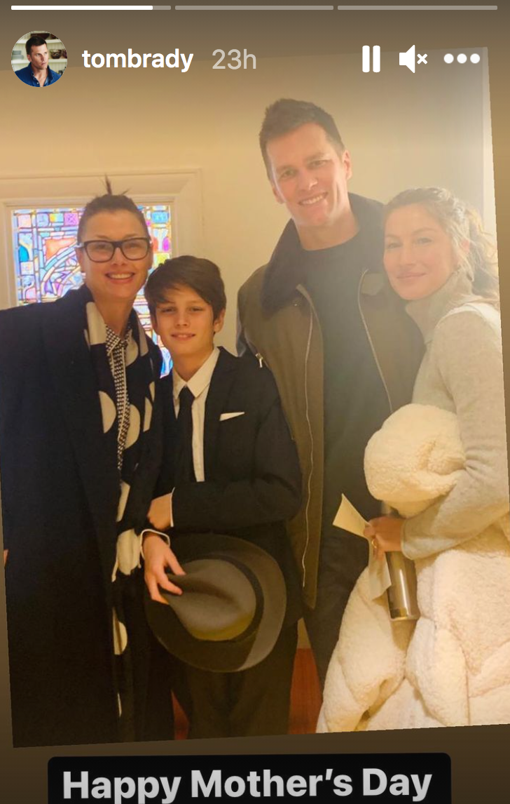 Tom Brady Just Shared a Rare Photo of His Wife and Ex Together