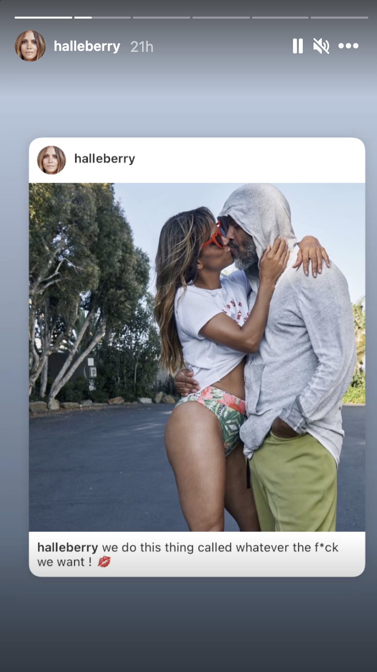 Halle Berry Shares a Steamy PDA Pic with Boyfriend Van Hunt