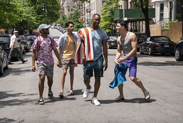 anthony ramos, gregory diaz iv and corey hawkins of in the heights