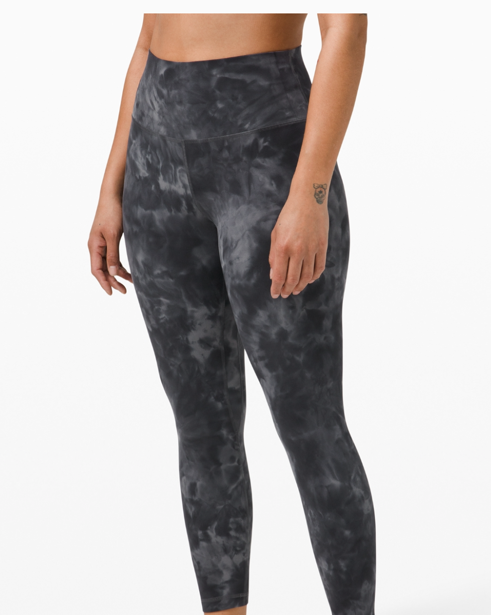 Green Camouflage Contour Seam High Waisted Sport Leggings with