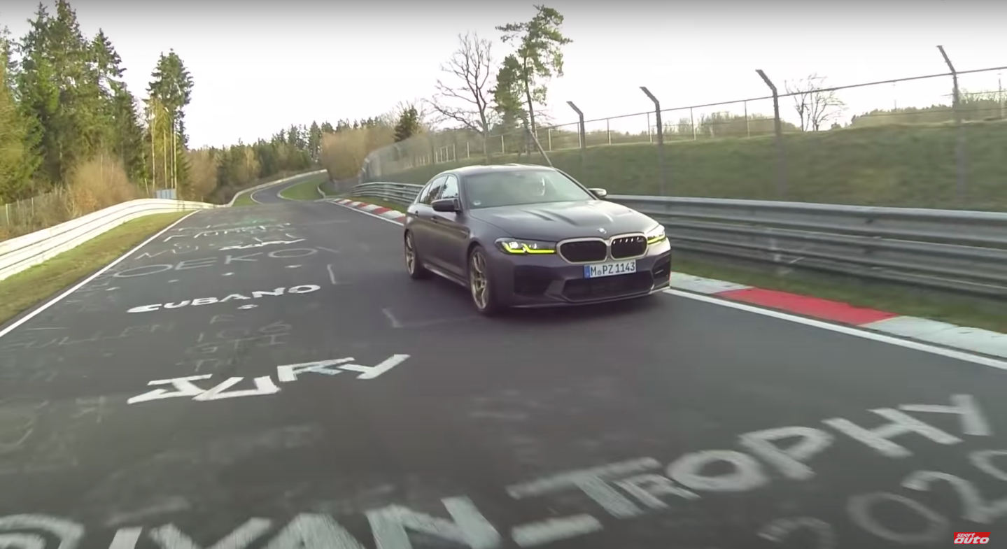 2022 BMW M5 CS Sets a Blistering 7:29 Nürburgring Lap Time