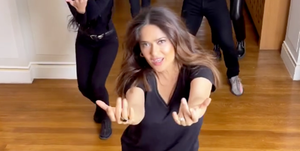 salma hayek dancing video